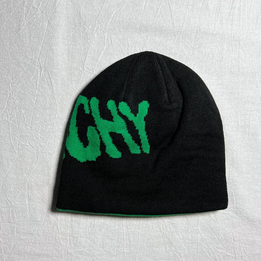 Hats IN STOCK! Syna World “Synarchy” Reversible Green Beanie Hat - Image 4