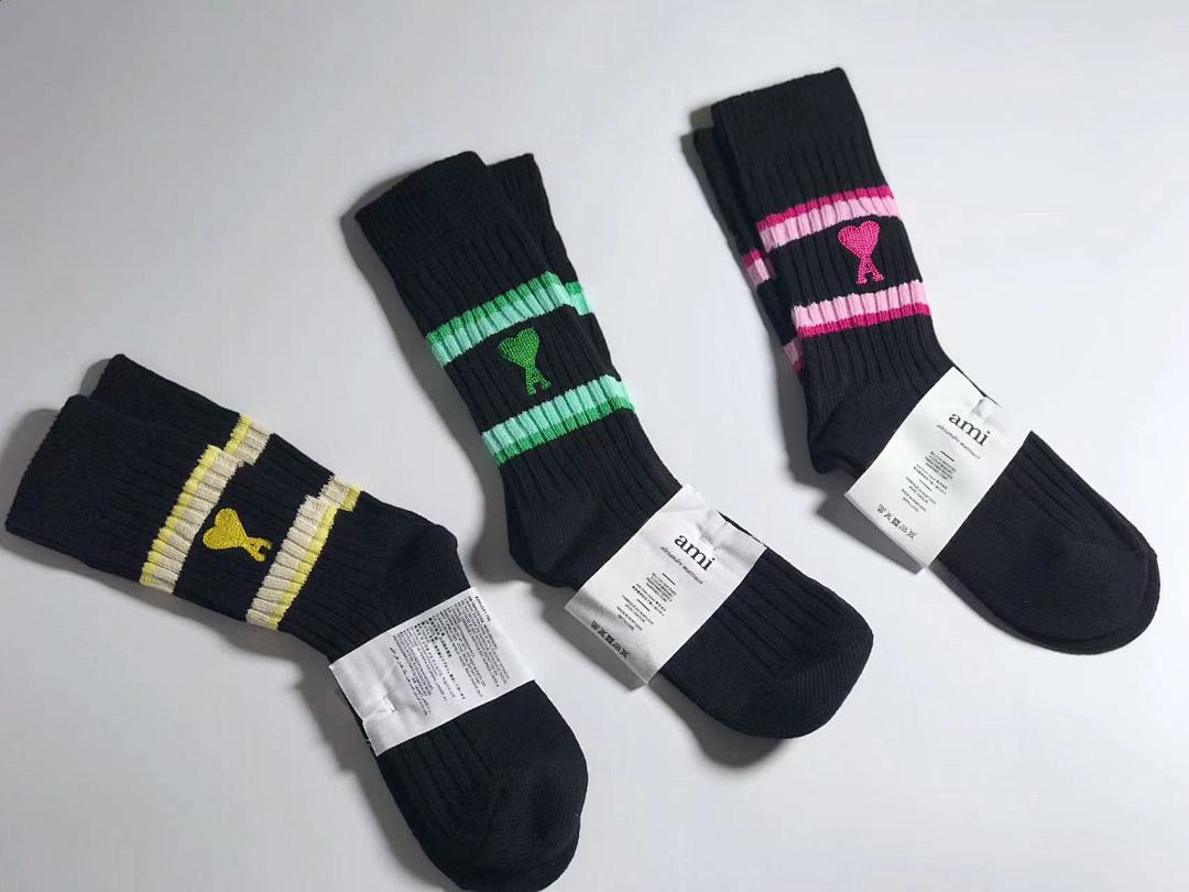 Accessiories AMI Black Socks
