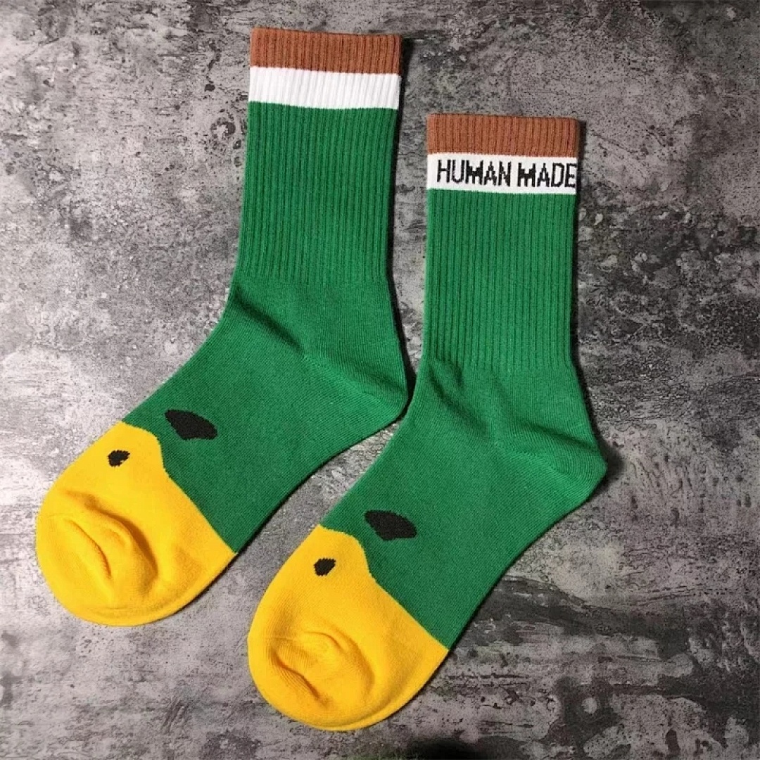 Accessiories Human Made Green Cartoon Socks - Image 3