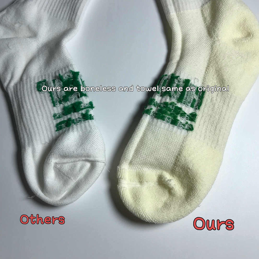 Accessiories 1:1 Hidden Socks Towel Bottom Blackish Green——Unique Correct Version - Image 20