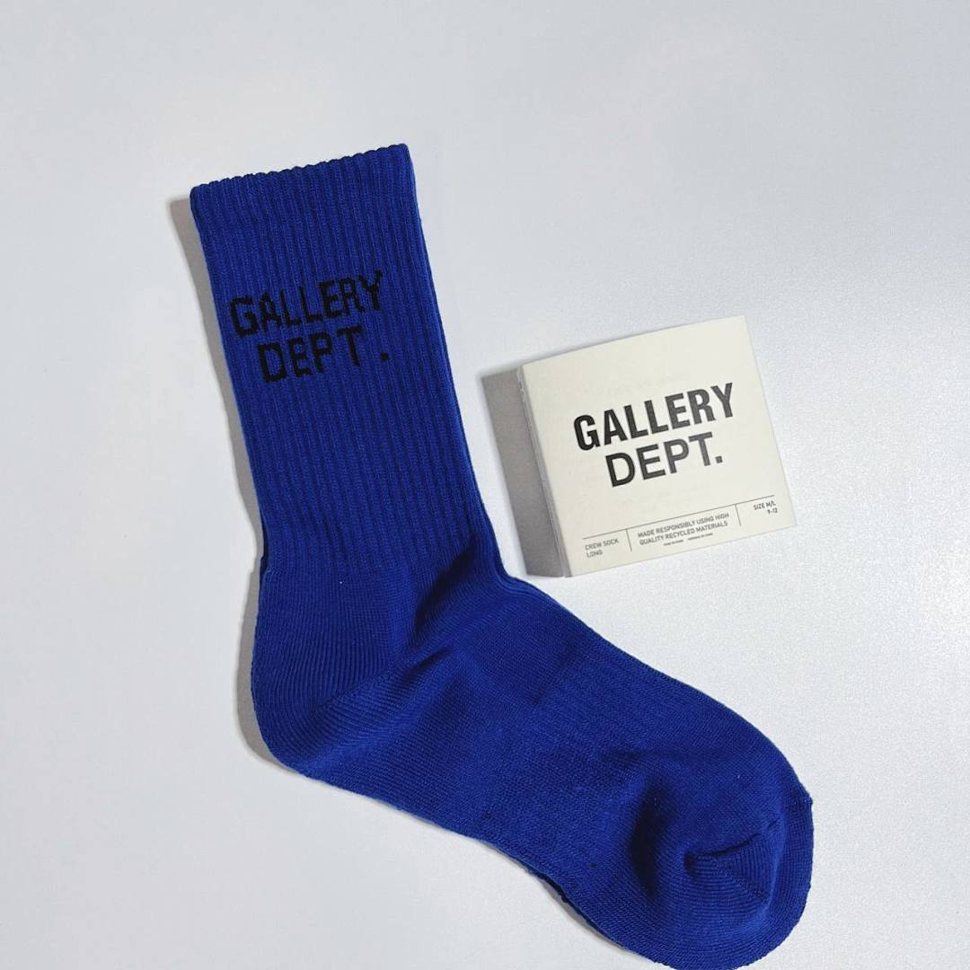 Lanvin Gallery Dept Blue Socks - Image 3