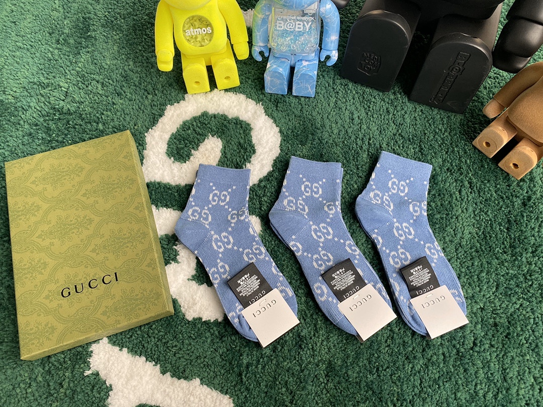 Accessiories GG Blue Shorts Socks