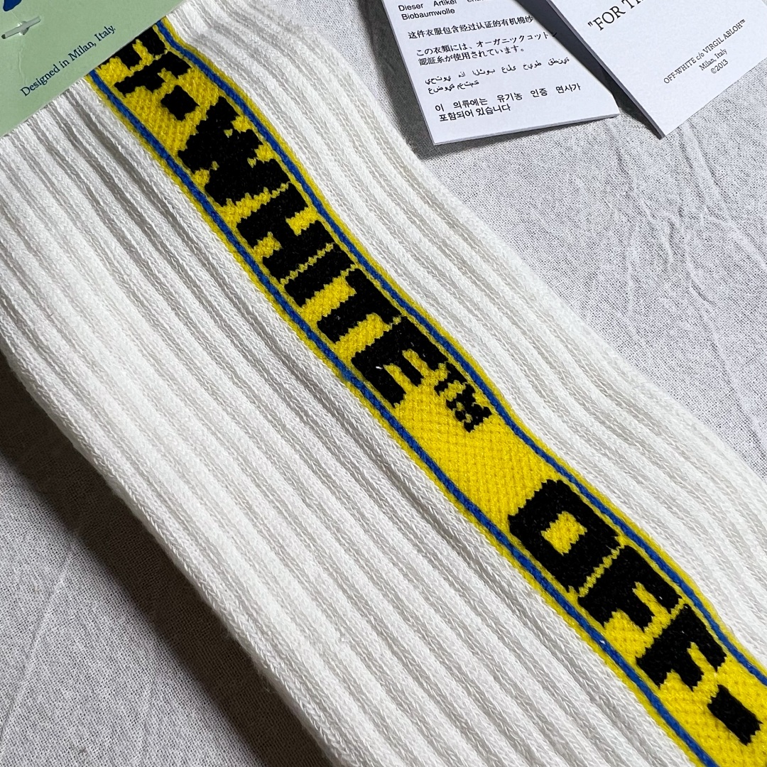 Accessiories OFF WHITE Industry Yellow Sock - Image 12