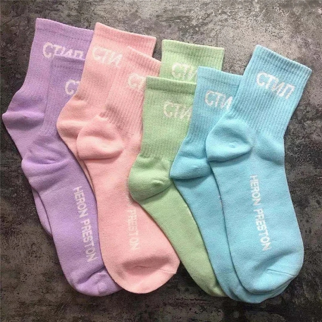 On Running Heron Preston 4 Color Short Socks - Image 6