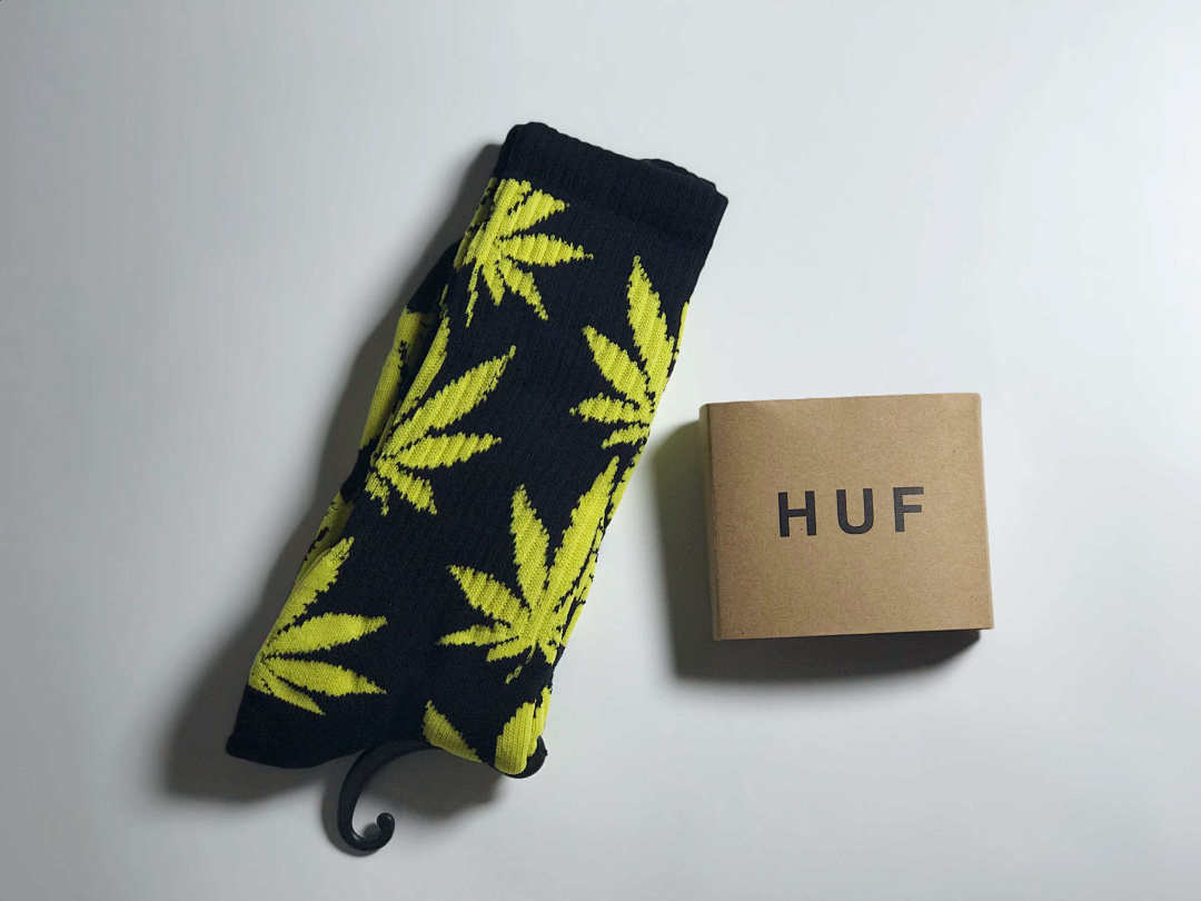 Accessiories Huf Socks Linen Leaf Fleece Sole Top - Image 3
