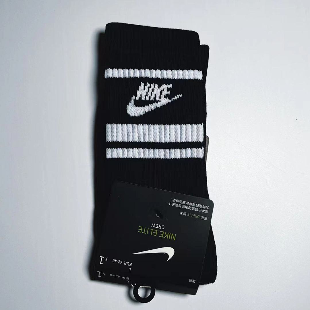 Accessiories NK White And Black Socks Striped Mid N √ - Image 4