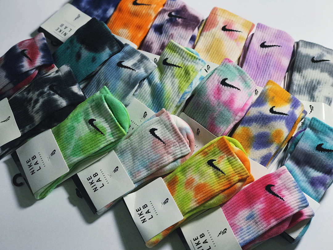 Accessiories NK Tie Dye Fleece Sole Socks