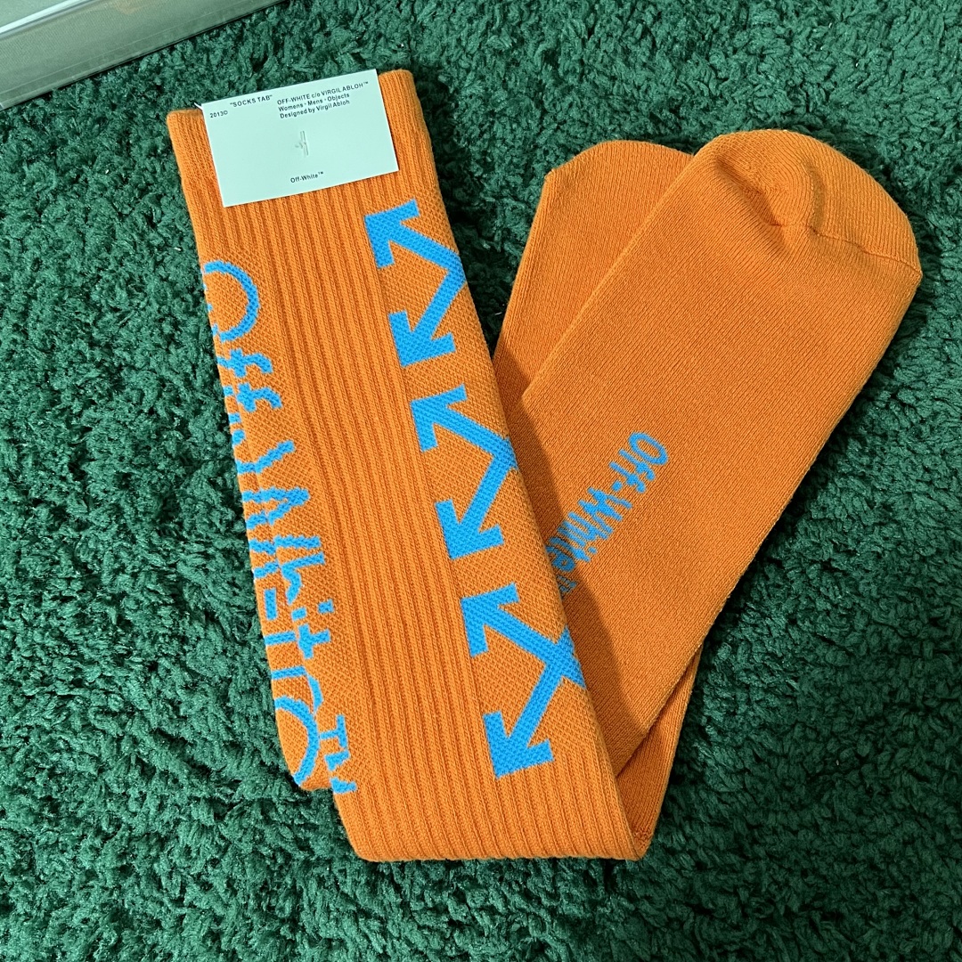 Accessiories OFF WHITE Orange Socks - Image 3
