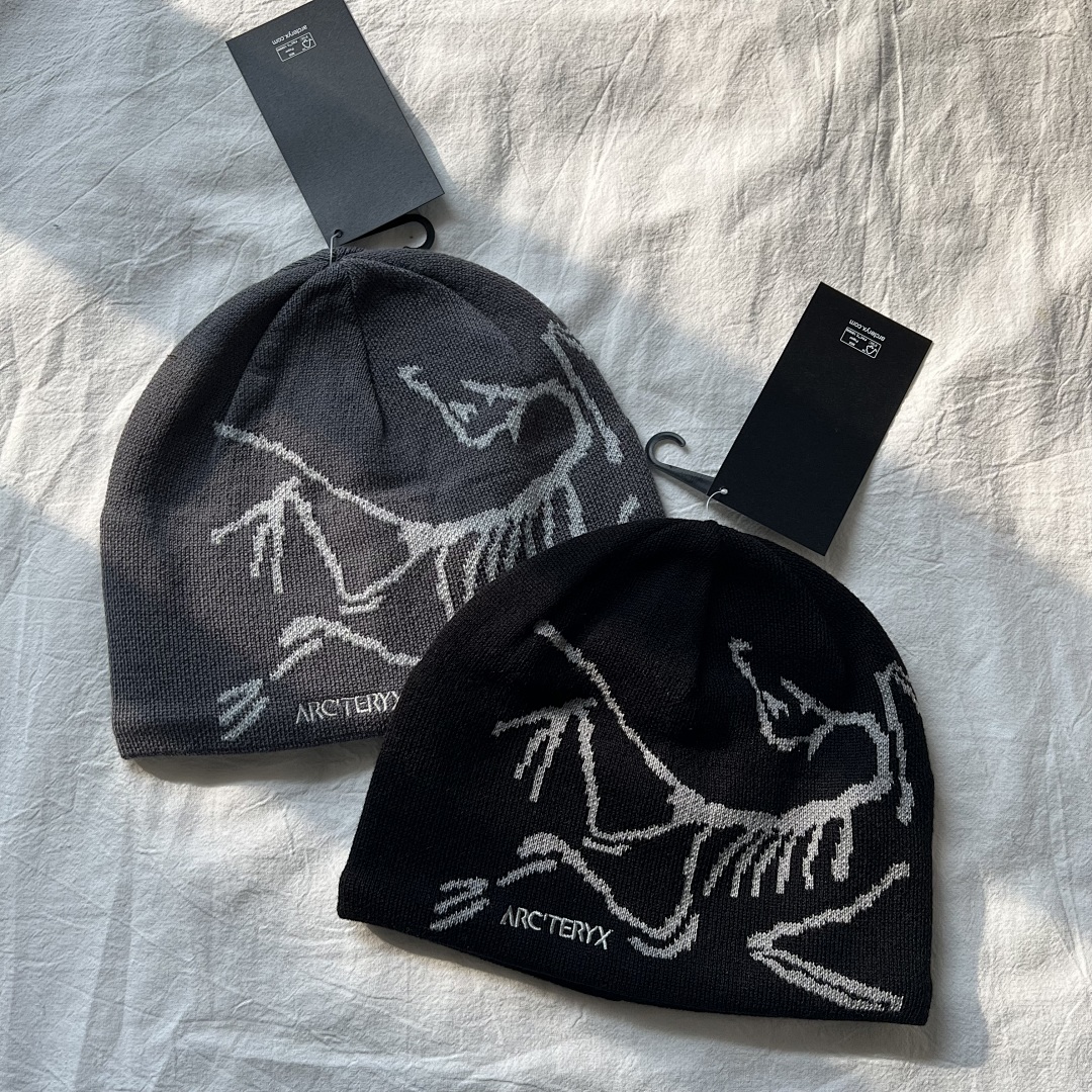 Hats ARC' Quality Beanie Grey And (Black) - Image 5