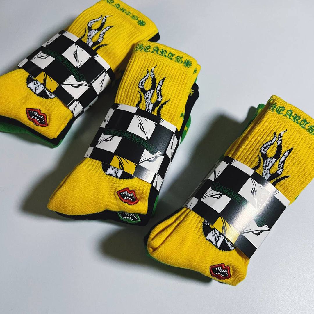 Chanel Chrome-Hearts 2023 Season Towel Socks - Image 5