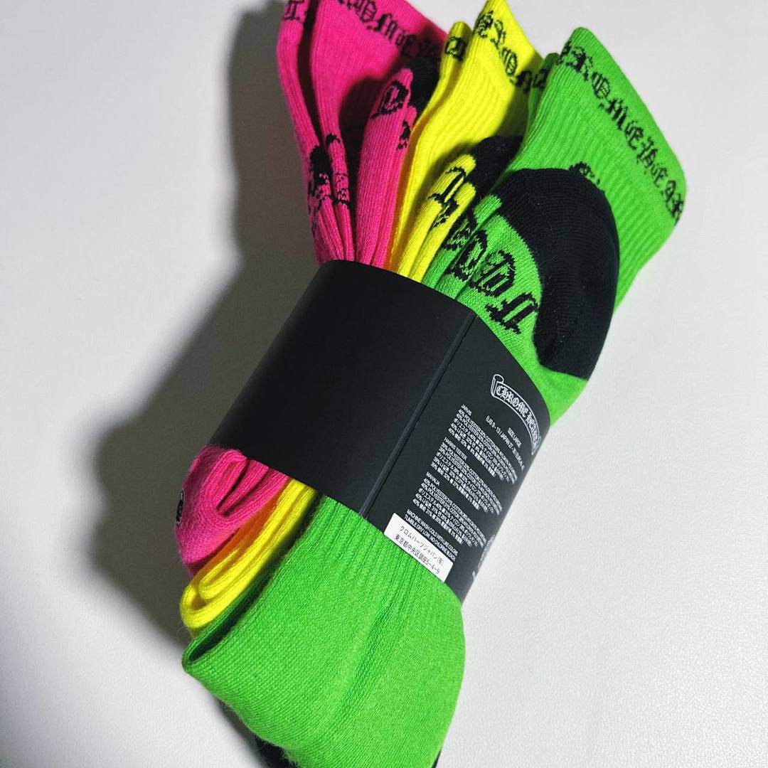 Chanel CHROME HEARTS FOTI COLOR Towel SOCKS 1: 1 - Image 6