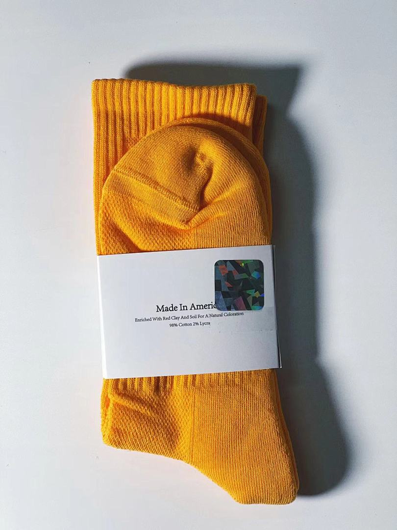 Accessiories 1:1 Hidden Socks Towel Bottom Orange——Unique Correct Version - Image 5