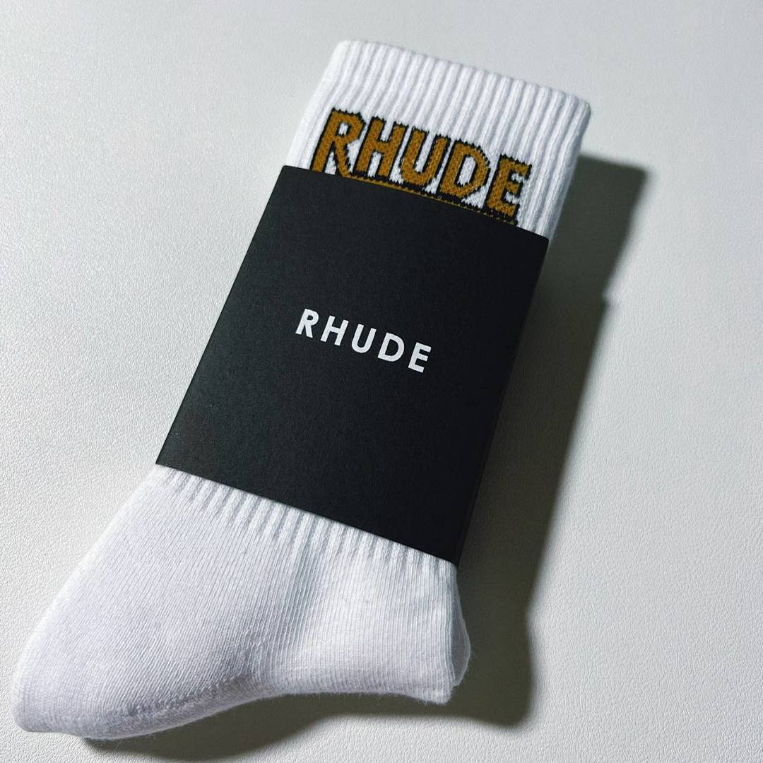 Accessiories RHUDE GOLDER LOGO Socks 1: 1 - Image 2