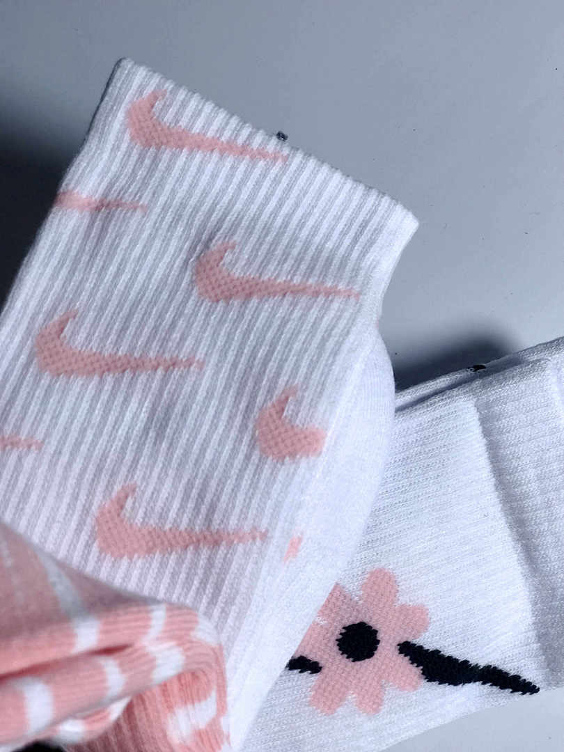 Accessiories NK New Pink 3 Pacs Towel Socks - Image 9