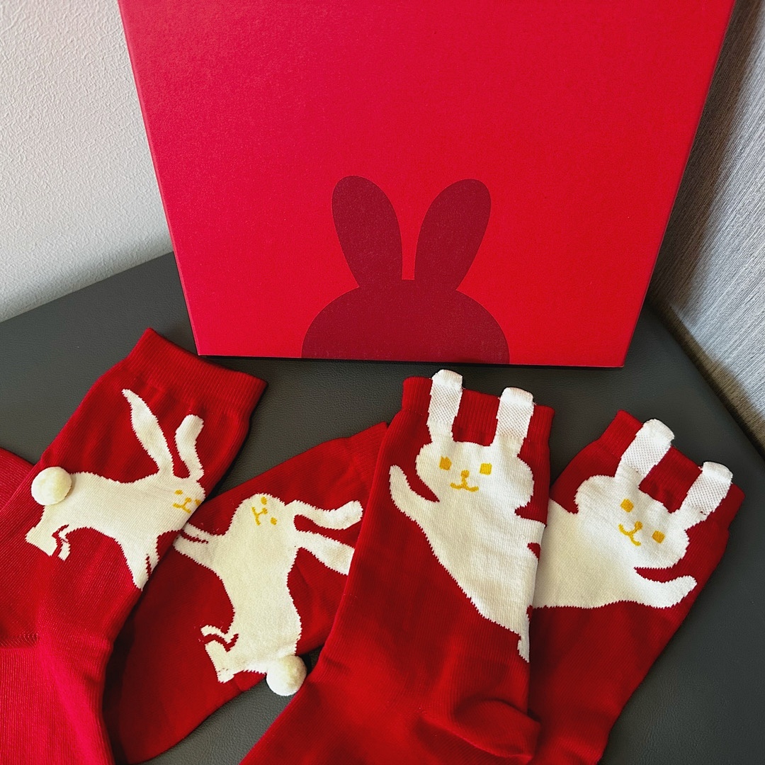 Other Red Socks One Box 3 Pairs - Image 8