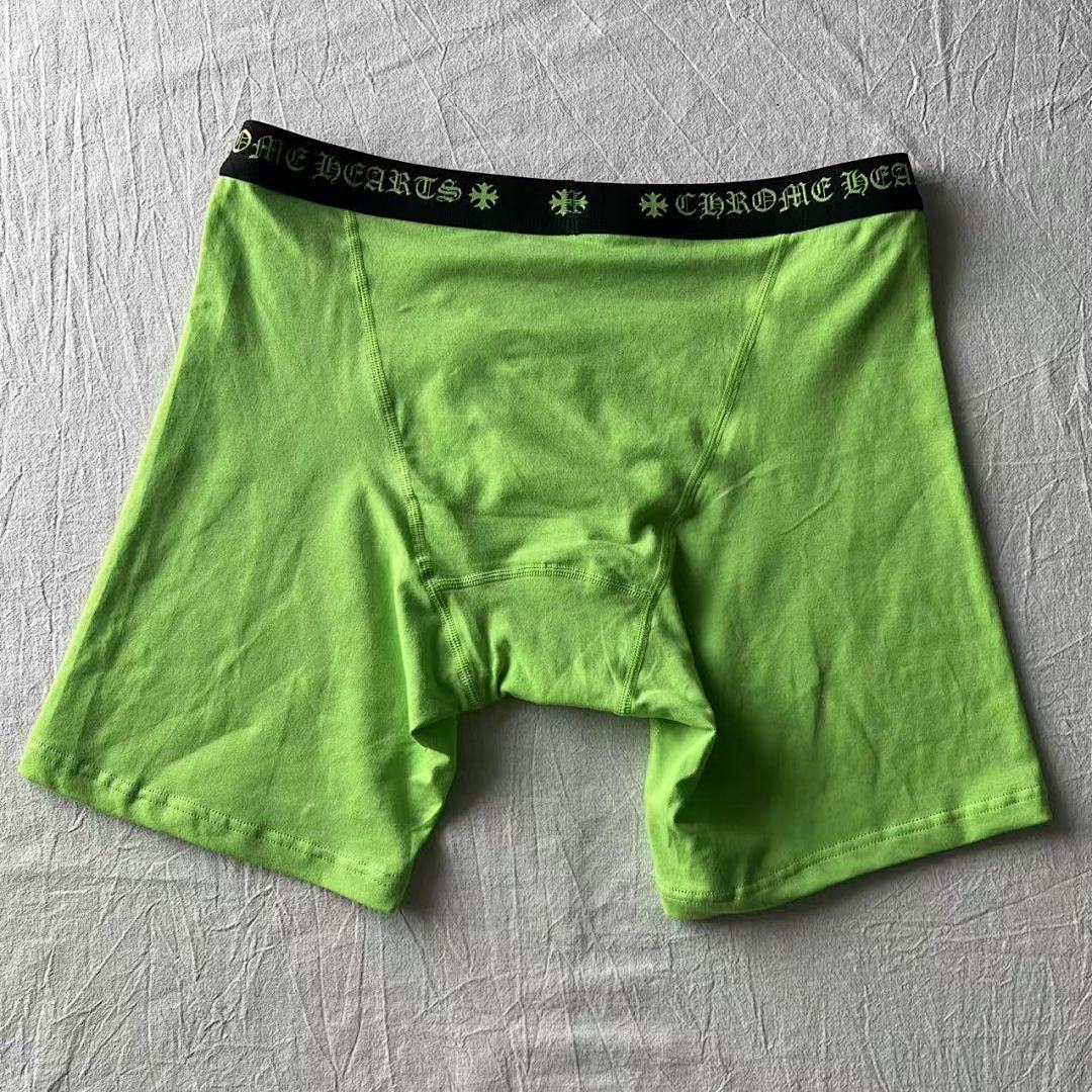 Chanel CHR HEARTS New Underwear Boxer Brief GREEN Long & Short ——Perfect Quality - Image 8