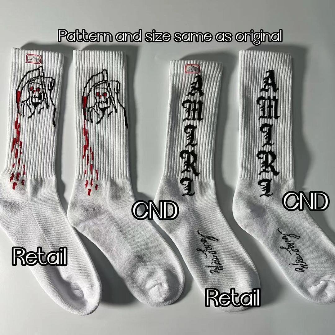 AMIRI 1:1 Amiri 2022 Death Socks With Tag