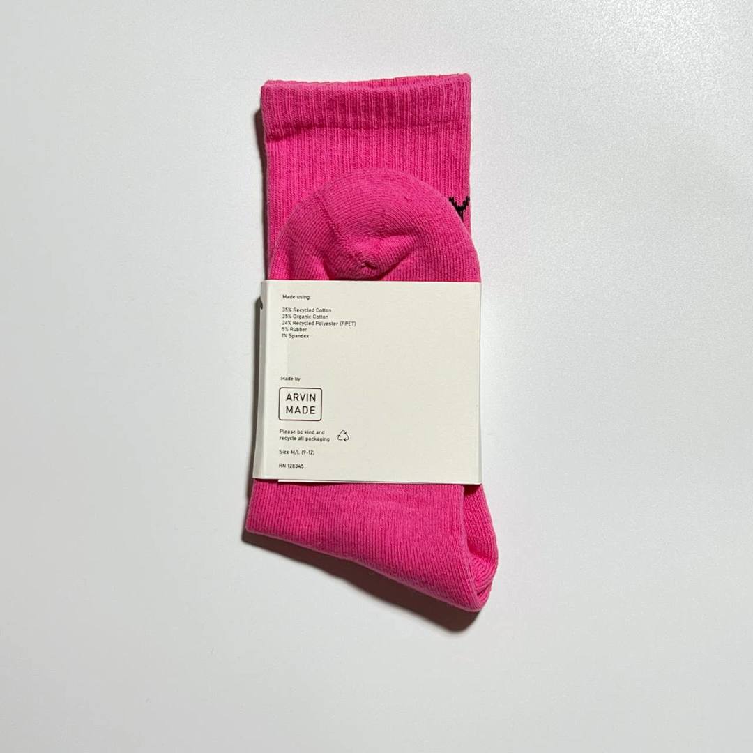 Lanvin Gallery Dept Pink Socks - Image 9