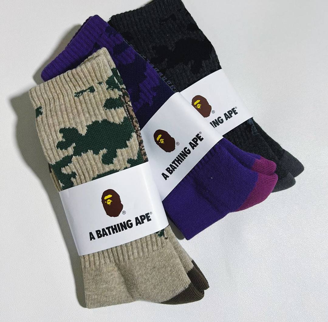Bape 2023 Towel Camouflagesocks - Image 2