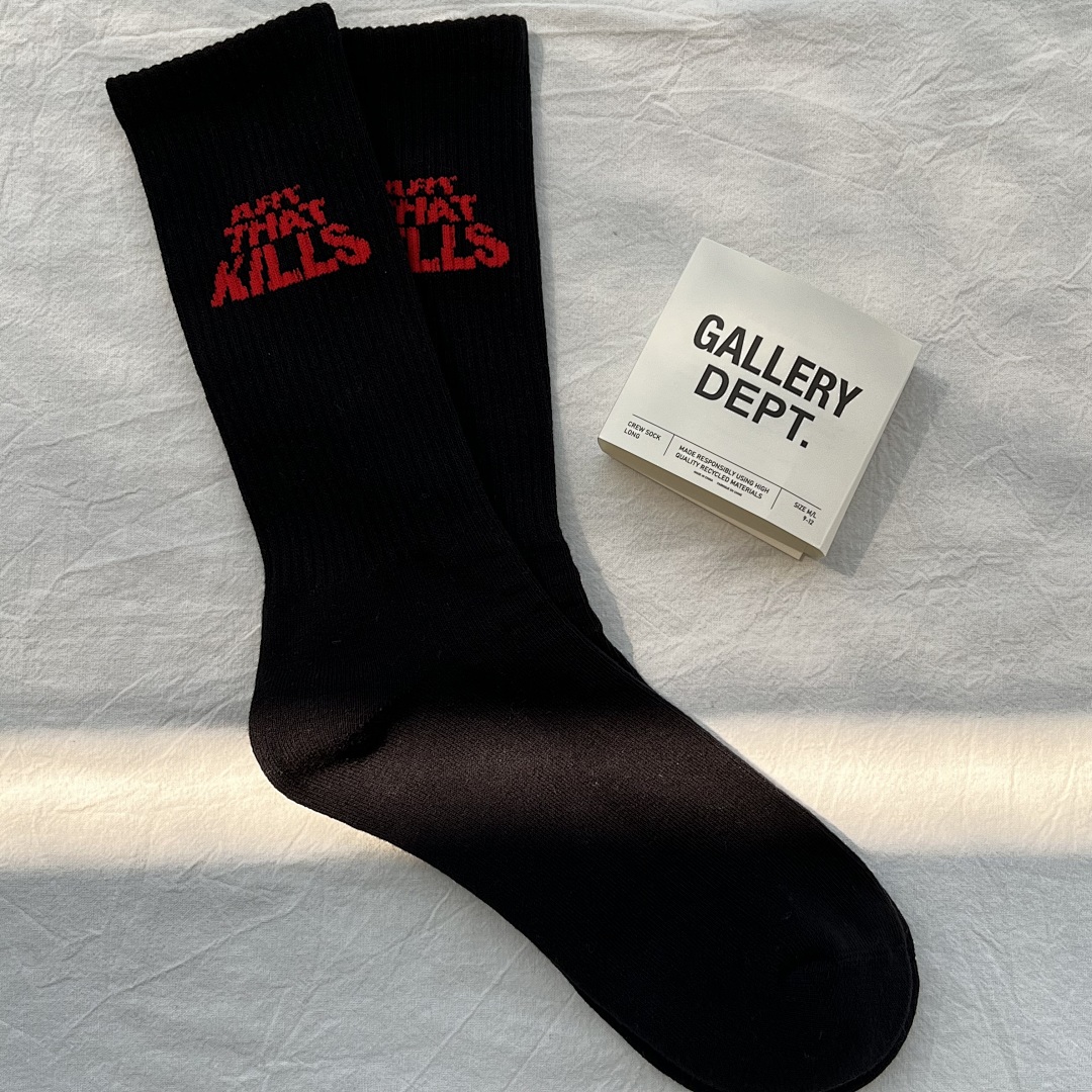 Lanvin Gallery Dept “ARE THE KILLS" Towel Socks - Image 18