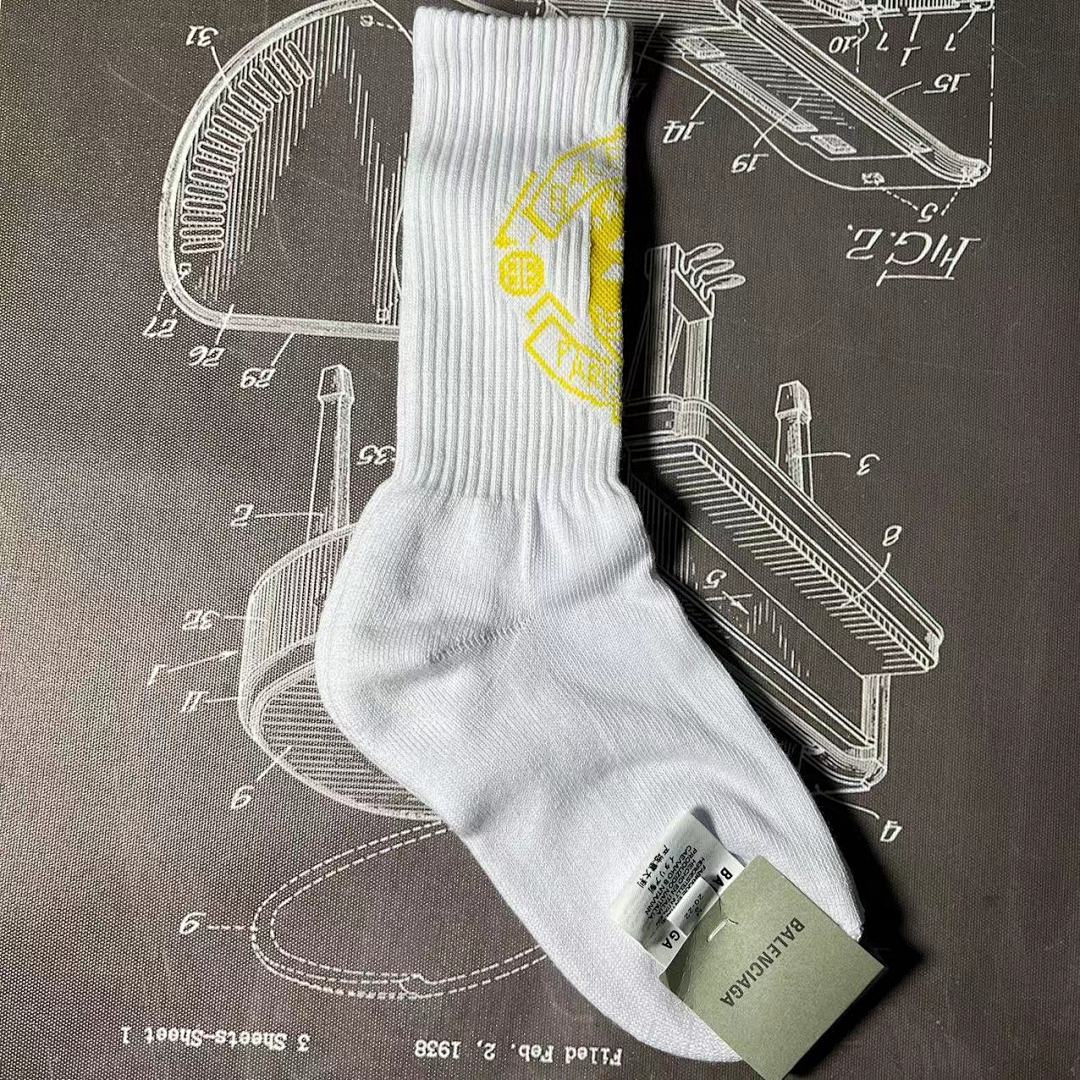 Accessiories BAL 2022 Yellow Fleece Sole Socks Towel - Image 2