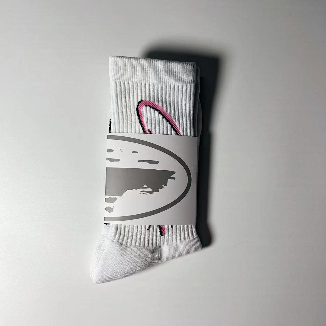 Accessiories 1:1 Coreteiz Pink Star Towel Socks - Image 9