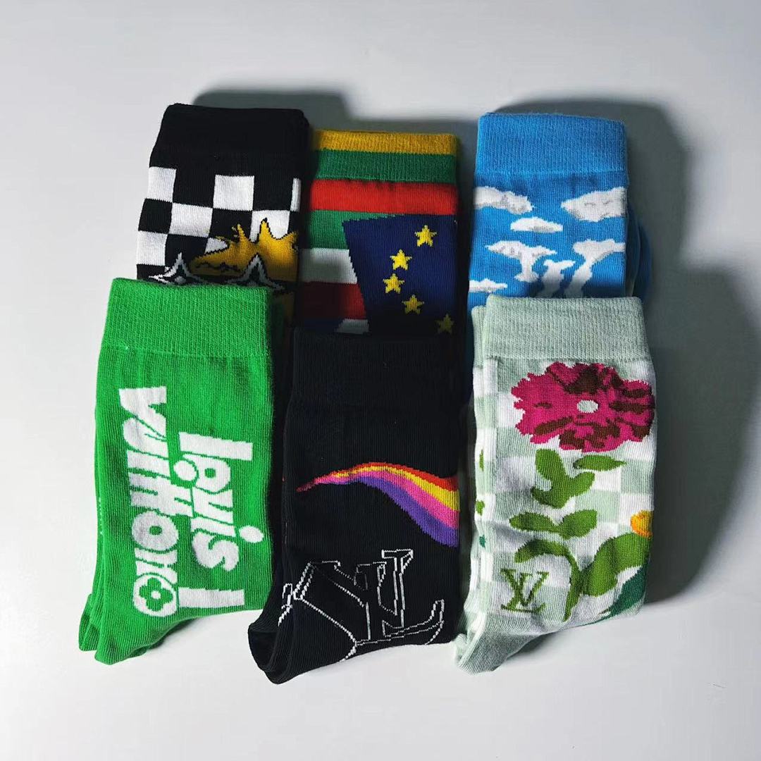 Accessiories 6 Pairs Desinger Socks—— Low Box - Image 7