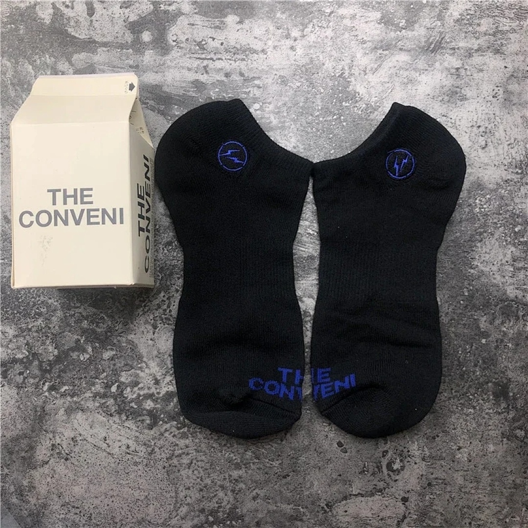 Other Fragment Electric Embroidered Socks Mens (Cream) - Image 5
