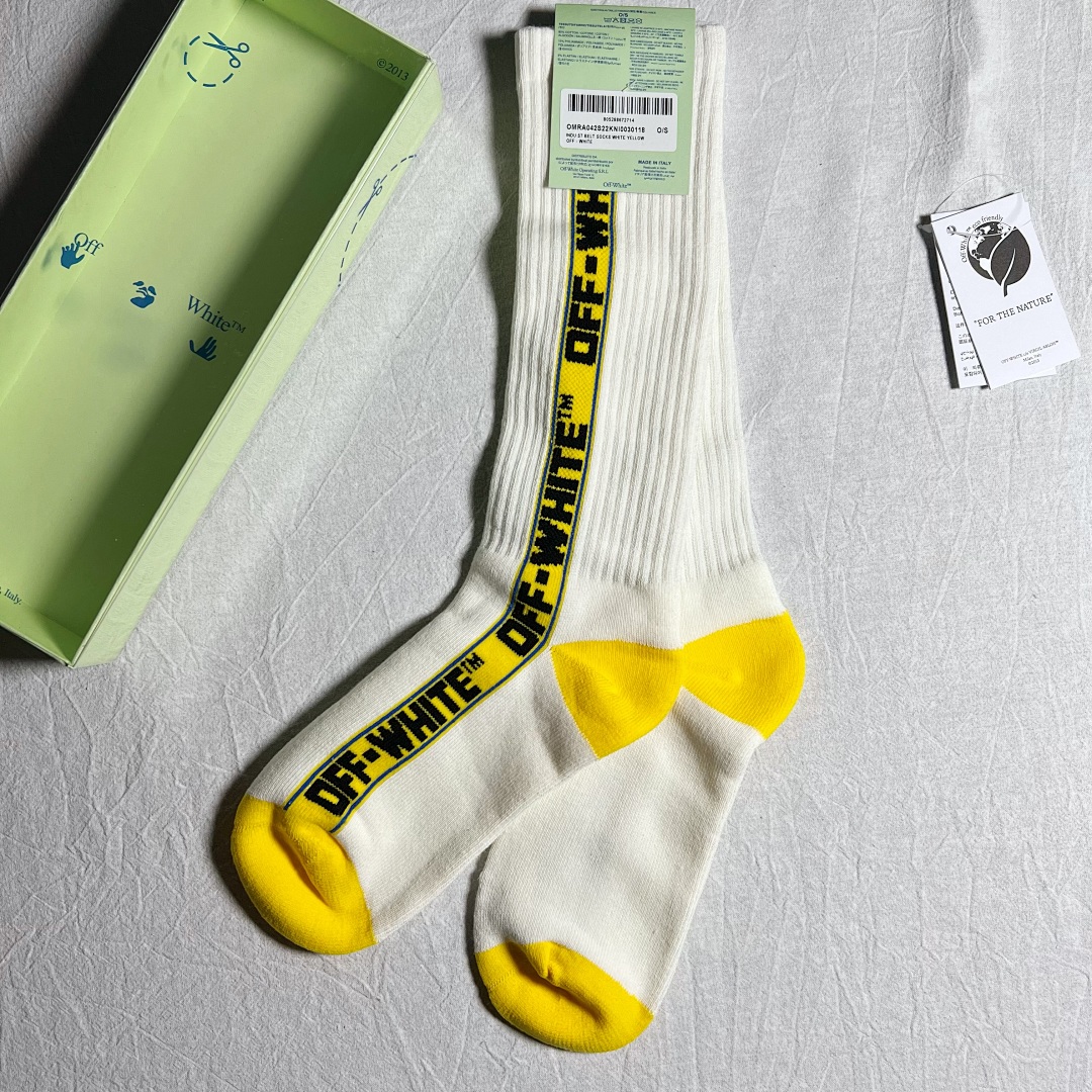 Accessiories OFF WHITE Industry Yellow Sock - Image 15