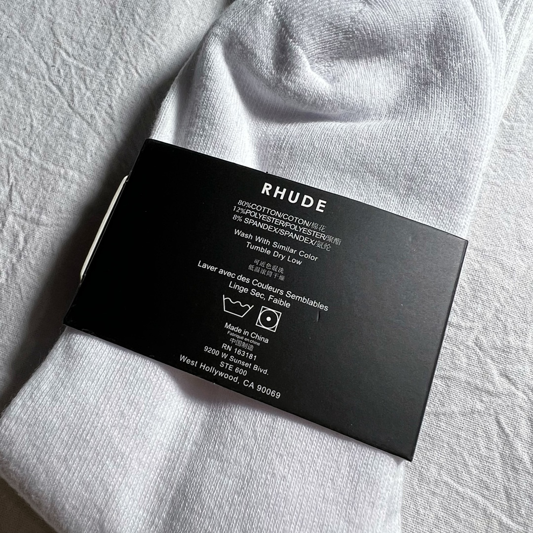 Accessiories RHUDE MOONLIGHT SPORT Towel SOCK 1: 1 Moon Light - Image 6