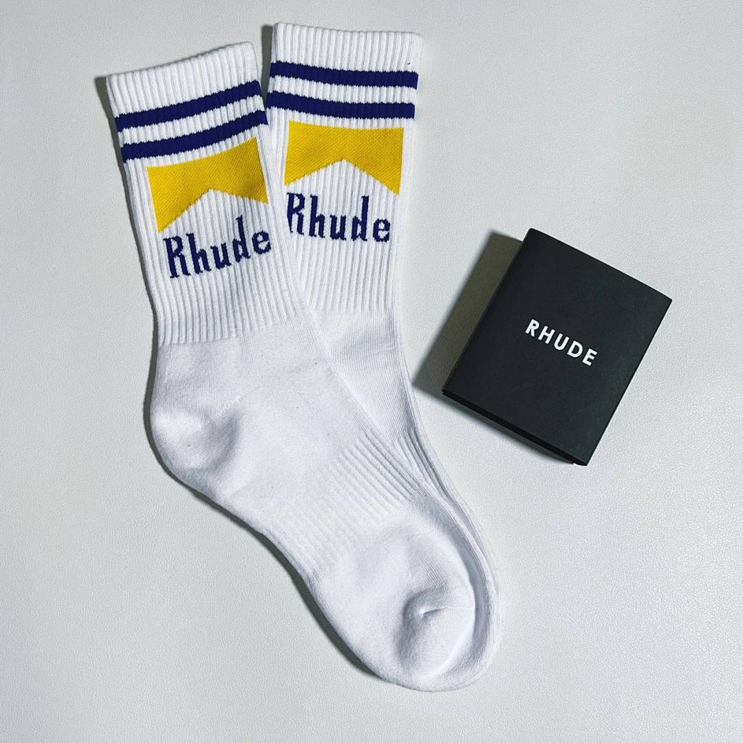 Accessiories VINTAGE RHUDE Moutain 1:1 Towel Socks - Image 32