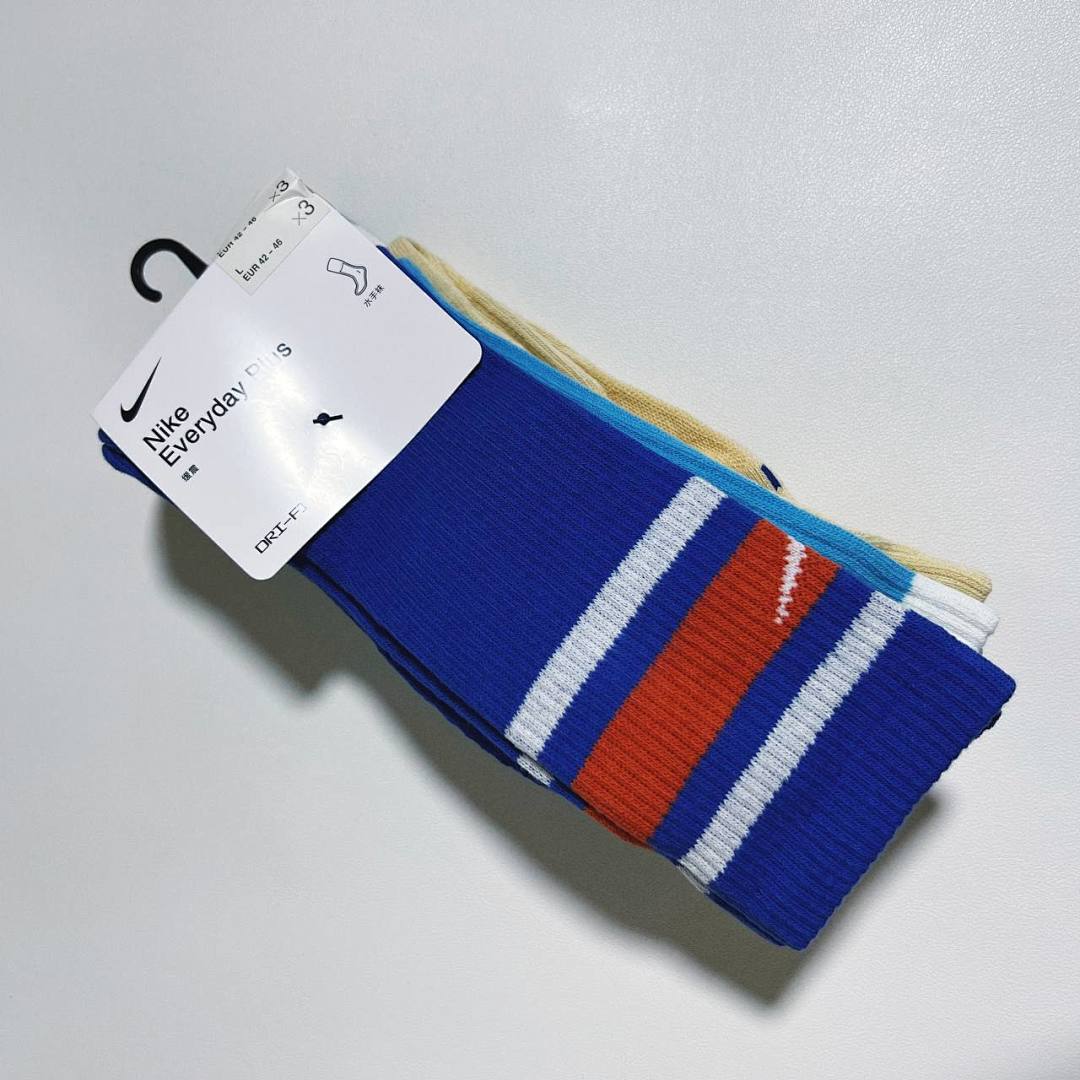 Accessiories N*K 2023 Striped 3 Fleece Sole Socks Paris A Set - Image 11