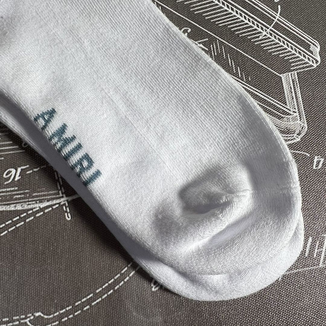 AMIRI 1:1 Embroidery Logo Socks Embroidered - Image 18