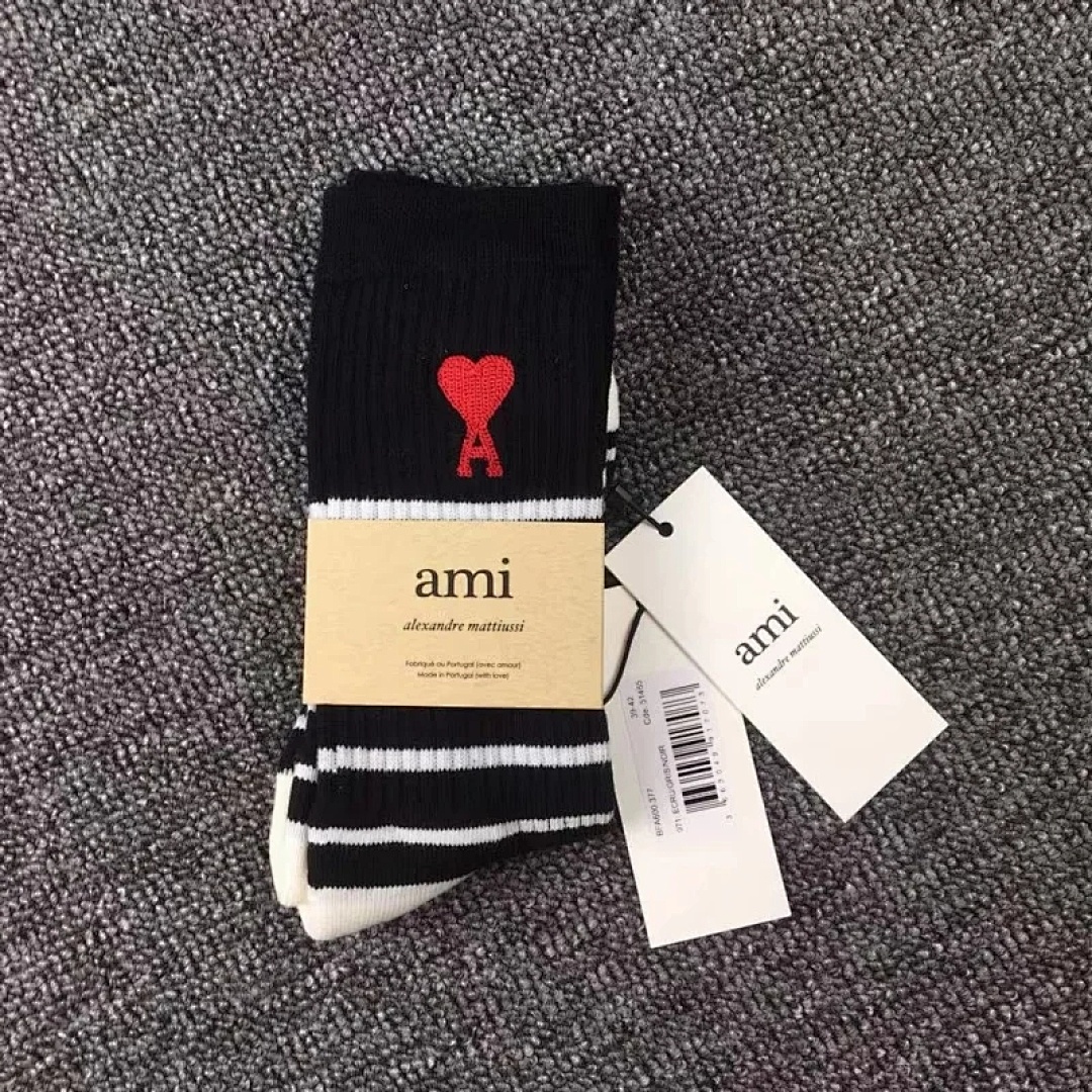 Accessiories AMI Long Stripe Socks - Image 5