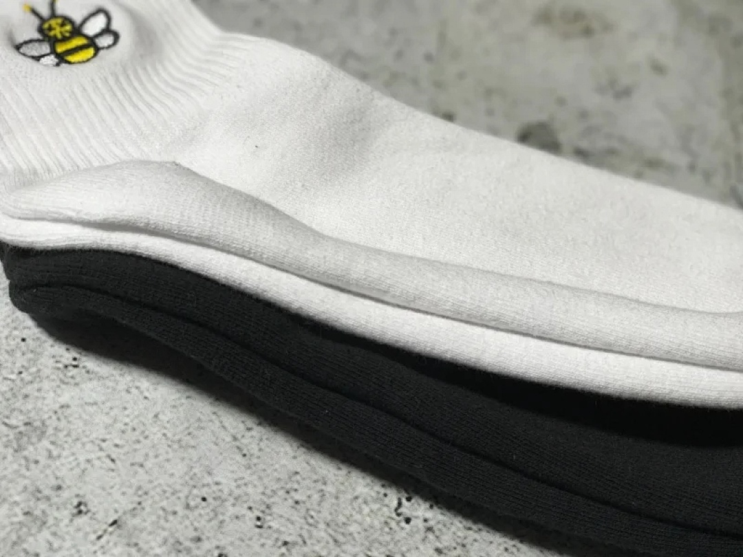 Accessiories CD X Kwas Socks Small Honey Solid Cotton Fleece Sole - Image 9