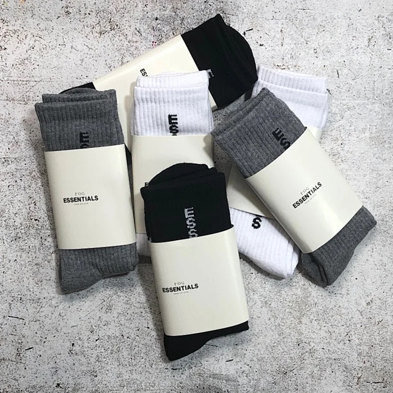 1:1 Fear Of God FOG ESSENTIALS Fleece Solid Cotton Socks, photo 1