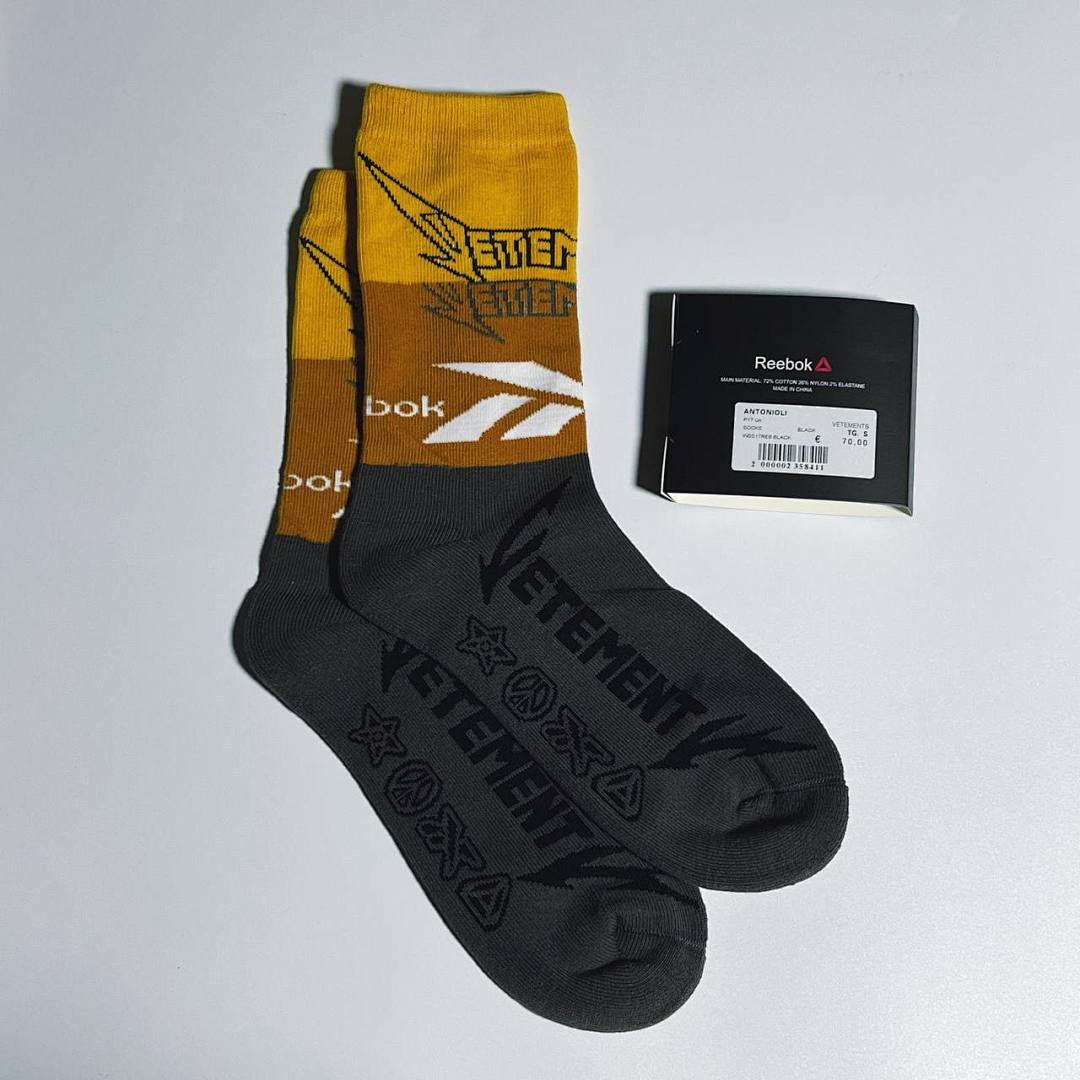 Accessiories 1: 1 Vetements Socks Collab Patchwork Fleece Sole - Image 6