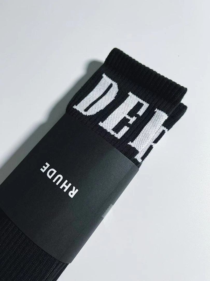 Accessiories 1: 1 Rhude 2022 New Logo Socks Towel Bottom - Image 2