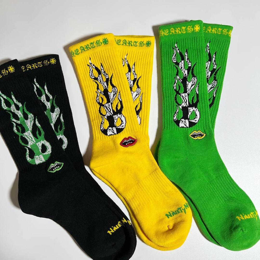 Chanel Chrome-Hearts 2023 Season Towel Socks - Image 7