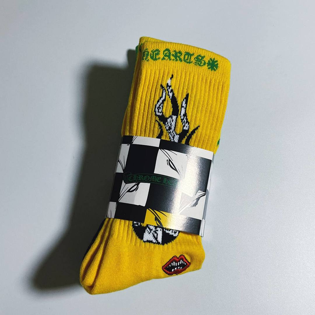 Chanel Chrome-Hearts 2023 Season Towel Socks - Image 13