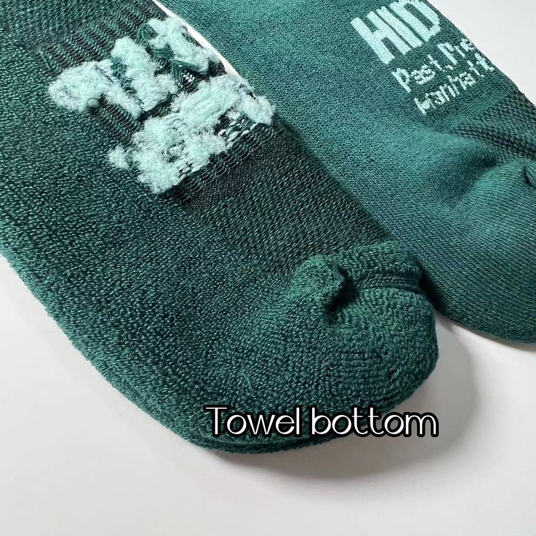 Accessiories 1:1 Hidden Socks Towel Bottom Blackish Green——Unique Correct Version - Image 12