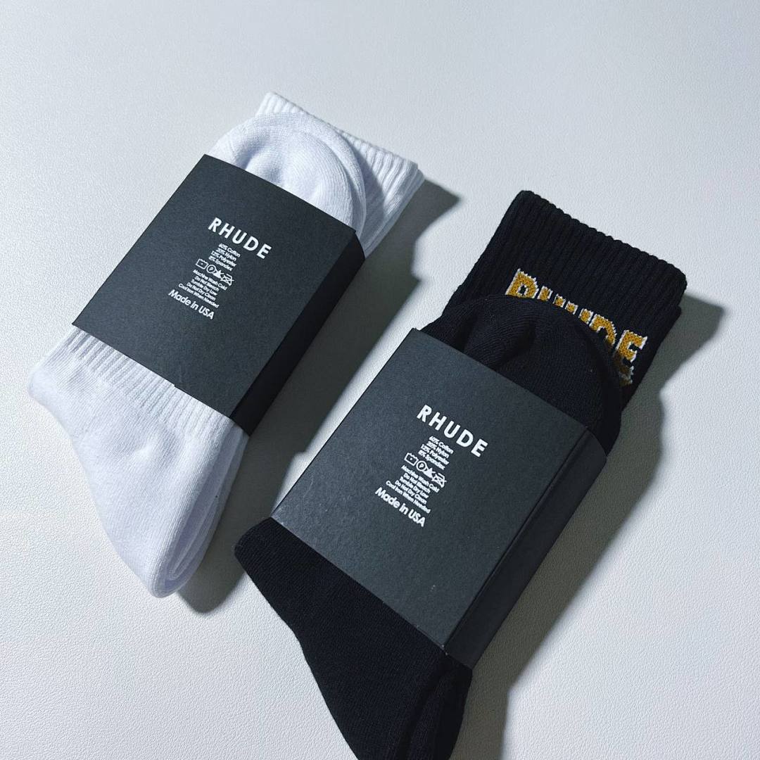 Accessiories RHUDE GOLDER LOGO Socks 1: 1 - Image 4