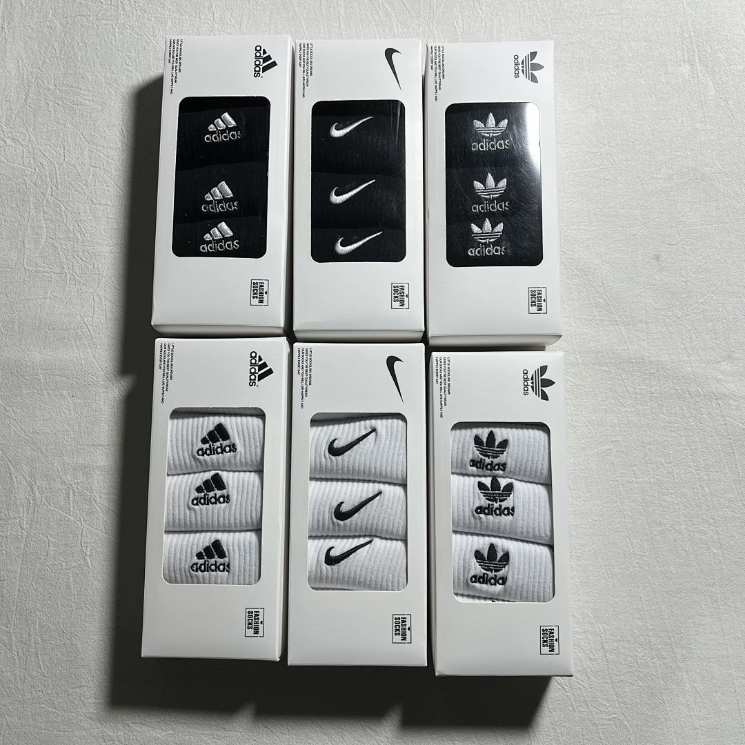 Accessiories NK & AD Box Socks 5Pac A