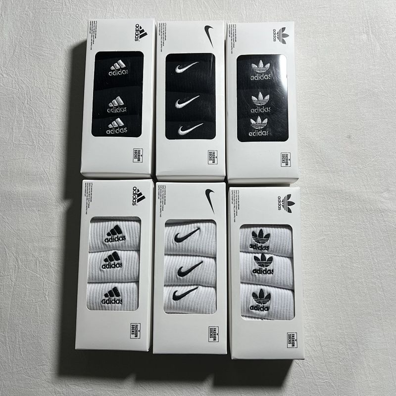 Accessiories NK & AD Box Socks 5Pac A