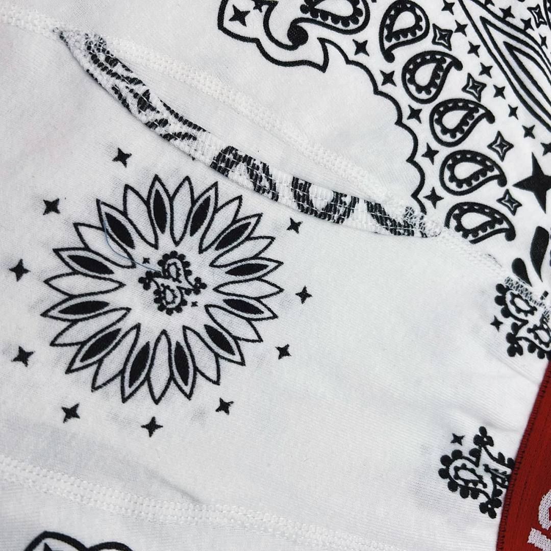 Chanel SU* Hanes Boxer Briefs Fruit Floral Triple (Black/Red/White) - Image 5