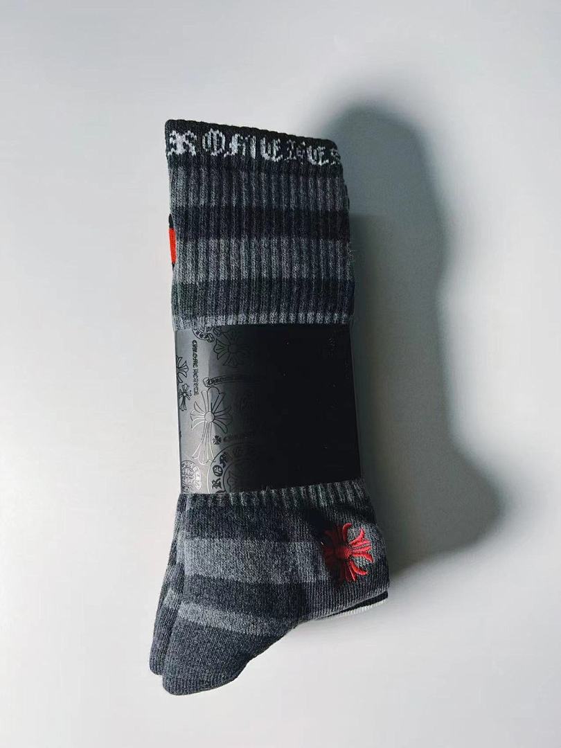 Chanel Chrome Hearts Stripe Socks