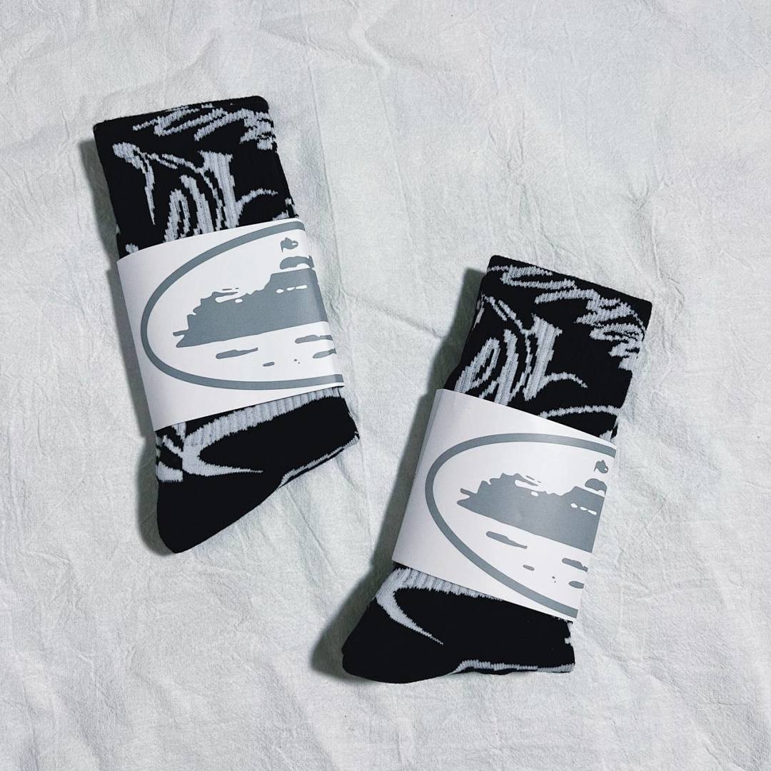 Co Socks Black Floral, photo 1