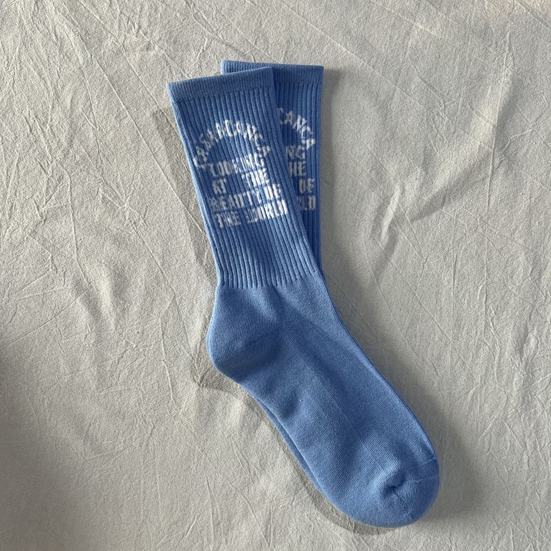 Accessiories BLUE Casablanca Casa Towel SOCKS -Beauty Of The World, photo 1