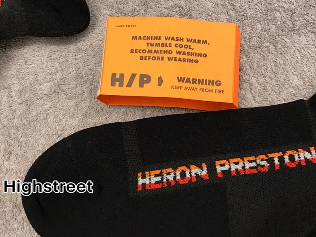 On Running 1: 1 Heron Preston Towel Bottom Socks - Image 20