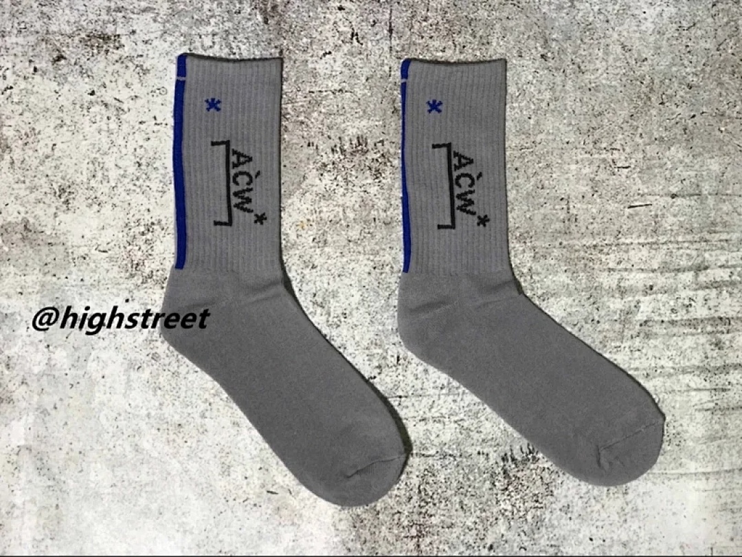 Accessiories ACW Socks Grey Solid Cotton - Image 7
